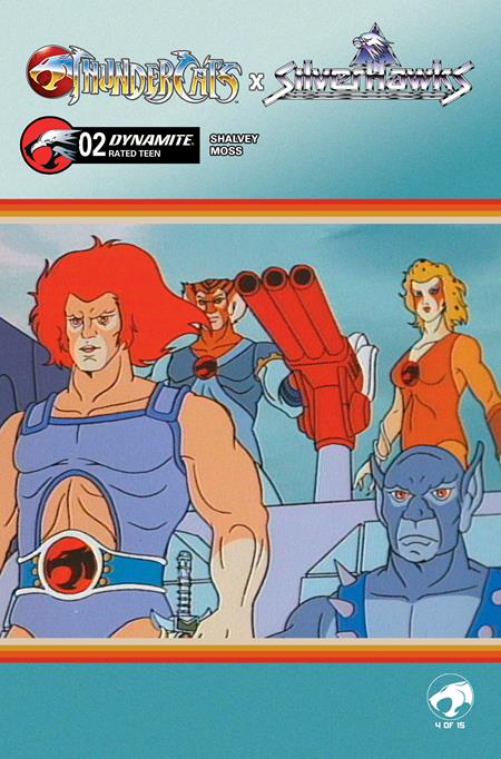 THUNDERCATS X SILVERHAWKS #2 COVER E ANIMATION ART VARIANT