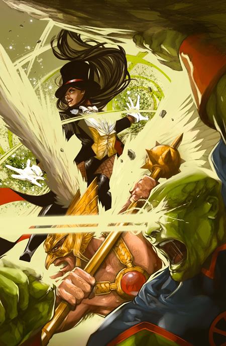 JUSTICE LEAGUE UNLIMITED #21 COVER E DON AGUILLO CARD STOCK VARIANT