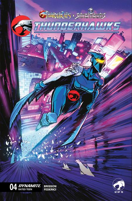 THUNDERCATS X SILVERHAWKS THUNDERHAWKS #4 COVER A DAVID COUSENS