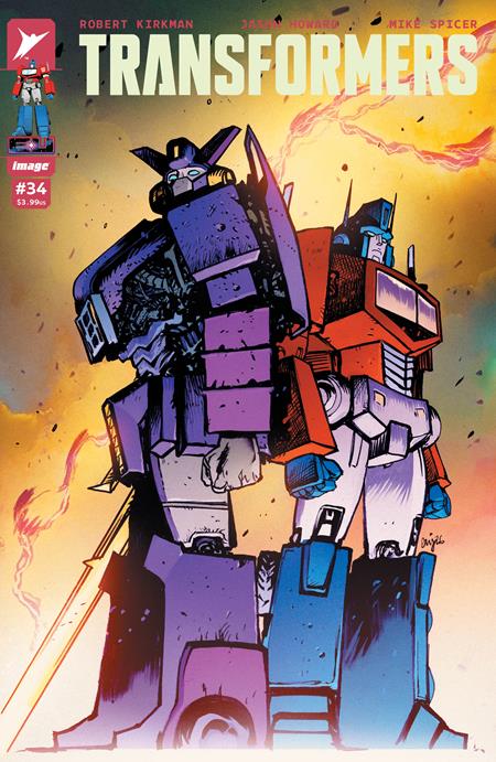 TRANSFORMERS #34 COVER B DANIEL WARREN JOHNSON & MIKE SPICER VARIANT