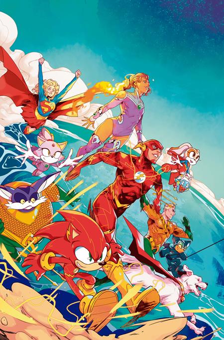 DC X SONIC THE HEDGEHOG METAL LEGION #4 (OF 5) COVER A PABLO M COLLAR