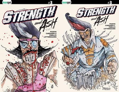 STRENGTH & ASH #3 COVER D STEFANO CARDOSELLI & FRANCESCA PERILLO HOLOFOIL FLIP VARIANT