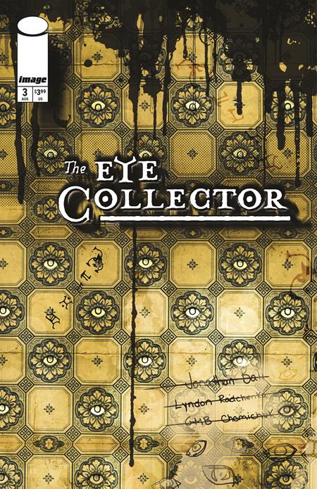 EYE COLLECTOR #3 COVER B GMB CHOMICHUK INK DRIP VARIANT