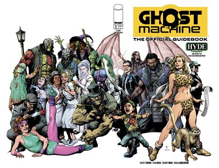 GHOST MACHINE THE OFFICIAL GUIDEBOOK #5 (OF 5) COVER A GARY FRANK & BRAD ANDERSON WRAPAROUND
