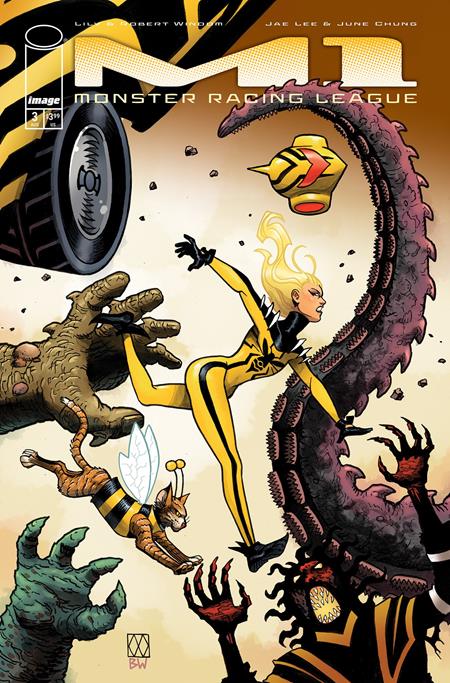 M1 MONSTER RACING LEAGUE #3 COVER B MATT WAGNER VARIANT