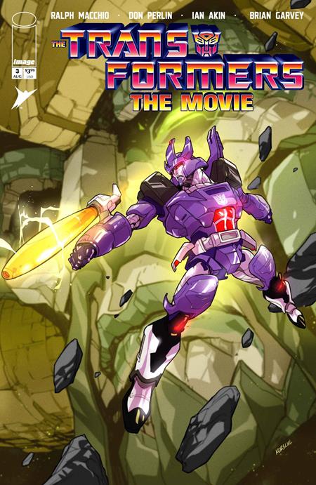 TRANSFORMERS THE MOVIE 40TH ANNIVERSARY EDITION #3 (OF 3) COVER A KARL KERSCHL