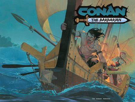 CONAN THE BARBARIAN #34 COVER G ESAN RIBIC WRAPAROUND CARDSTOCK VARIANT (MR)