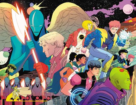 LEGION OF SUPER-HEROES #1 COVER A HAYDEN SHERMAN WRAPAROUND