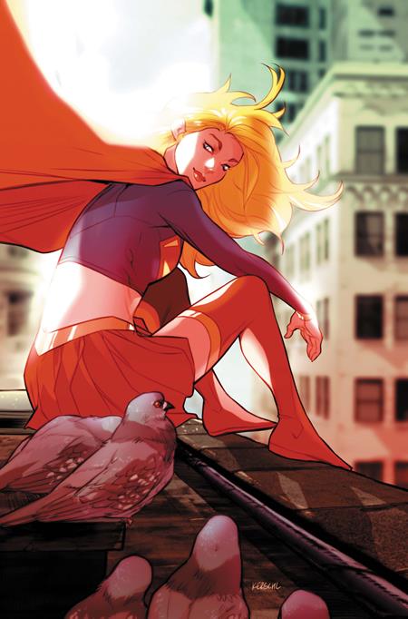 SUPERGIRL #17 COVER B KARL KERSCHL CARD STOCK VARIANT (KINGDOM OF ZOD)