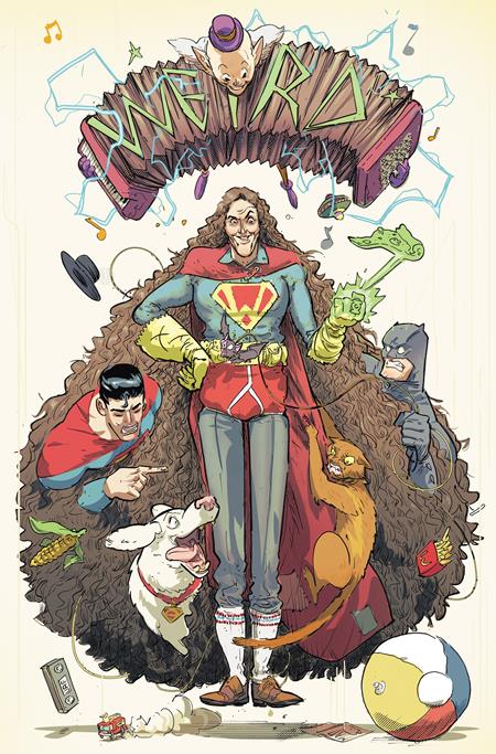 BATMAN SUPERMAN WEIRD AL WORLDS WEIRDEST #1 (ONE SHOT) COVER C RILEY ROSSMO CARD STOCK VARIANT