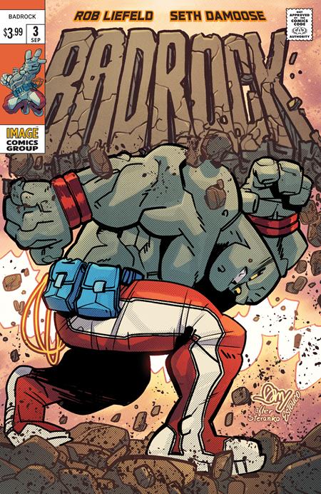 BADROCK #3 COVER C SETH DAMOOSE VARIANT