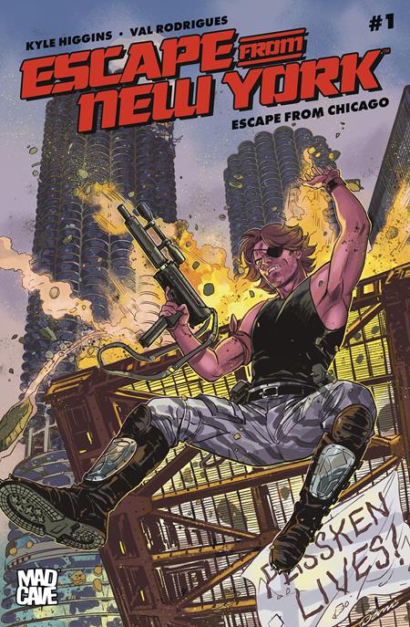 ESCAPE FROM NEW YORK ESCAPE FROM CHICAGO #1 COVER B DANICA BRINE VARIANT