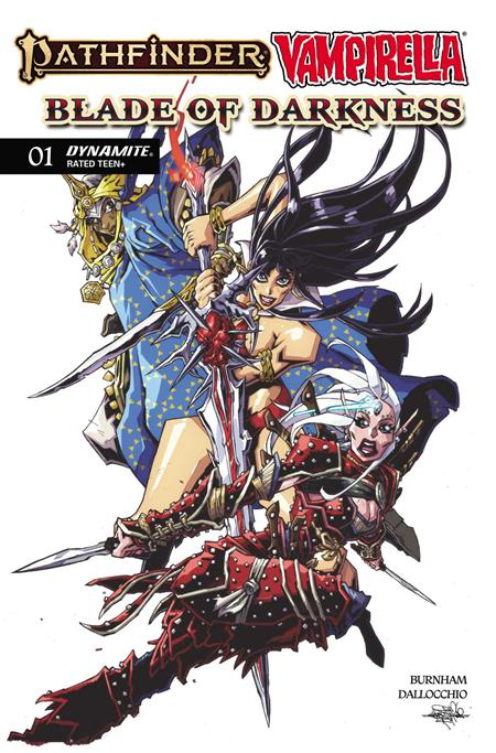 PATHFINDER VAMPIRELLA BLADE OF DARKNESS #1 COVER B ANDREW HUERTA VARIANT