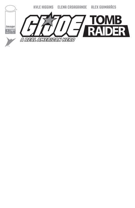 GI JOE A REAL AMERICAN HERO TOMB RAIDER #1 (OF 5) COVER G BLANK SKETCH VARIANT