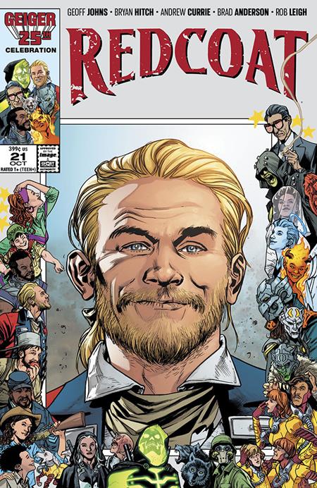 REDCOAT #21 COVER B BRYAN HITCH & BRAD ANDERSON GEIGER #25 ANNIVERSARY VARIANT
