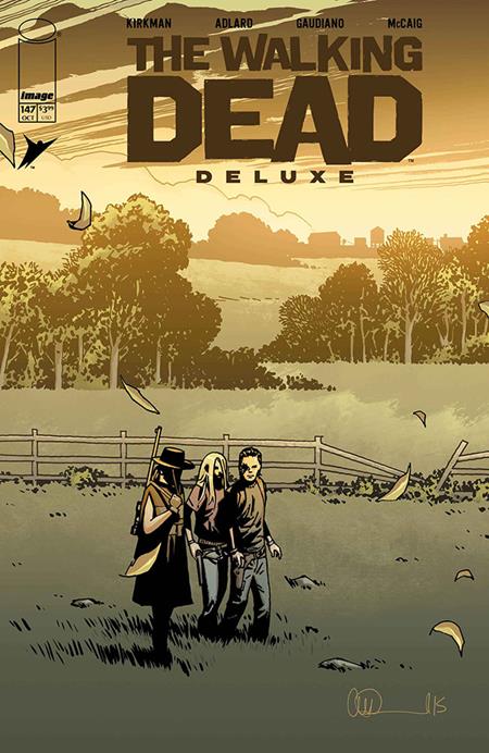 WALKING DEAD DELUXE #147 COVER B CHARLIE ADLARD & DAVE MCCAIG VARIANT (MR)