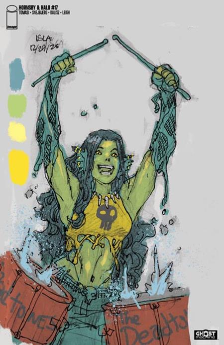HORNSBY & HALO #17 COVER C FRANCIS MANAPUL DESIGN SKETCH VARIANT