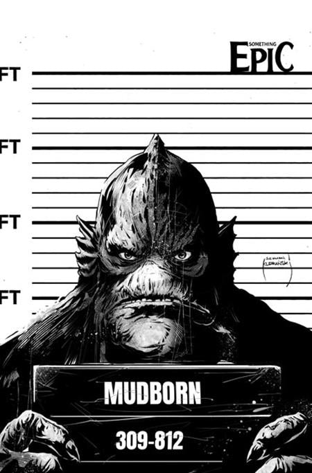 SOMETHING EPIC #17 COVER D SZYMON KUDRANSKI RAW ART VARIANT
