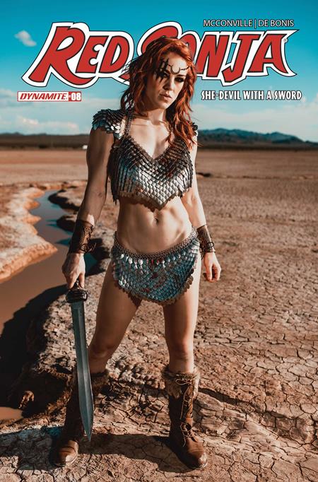 RED SONJA SHE DEVIL WITH A SWORD #8 COVER E COSPLAY MOLLY STEWART VARIANT
