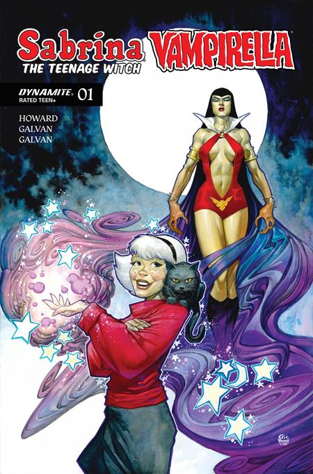 SABRINA THE TEENAGE WITCH VAMPIRELLA #1 COVER A ERIC POWELL