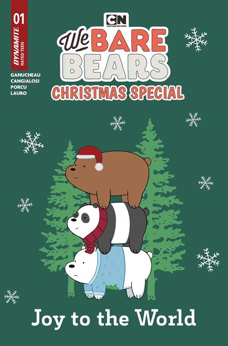 WE BARE BEARS CHRISTMAS SPECIAL #1 (ONE SHOT) COVER D GREETING CARD VARIANT