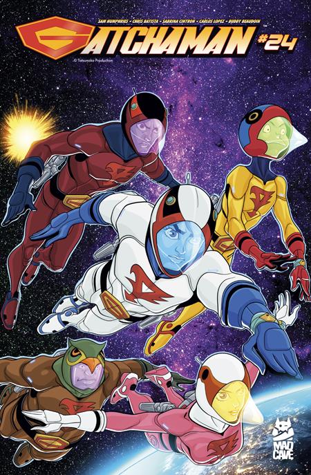 GATCHAMAN #24 COVER A CHRIS BATISTA SABRINA CINTRON TOM CHU