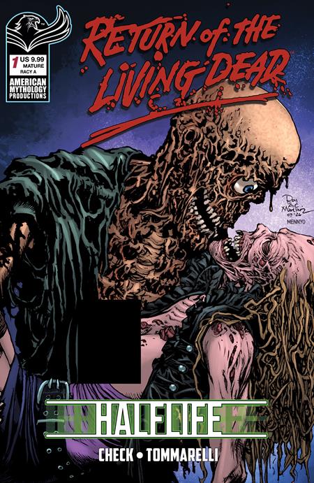 RETURN LIVING DEAD HALFLIFE #1 COVER G RICHARD BONK RISQUE VARIANT (MR)