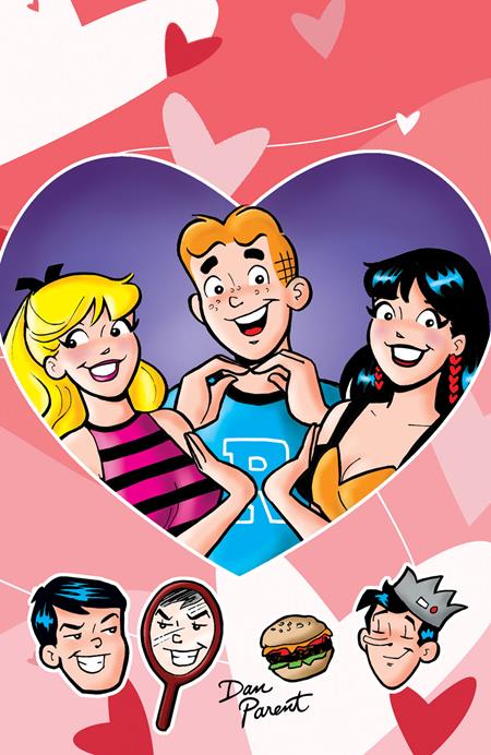 BETTY AND VERONICAS VALENTINES SPECTACULAR (ONE SHOT) COVER D DAN PARENT FOIL FULL ART VARIANT