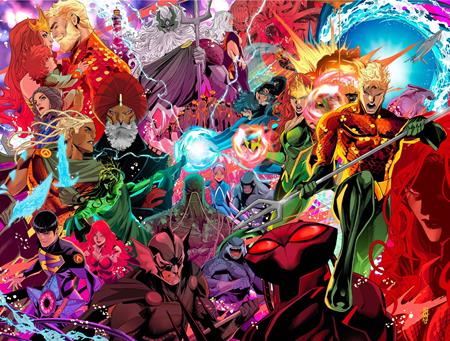 EMPEROR AQUAMAN #25 COVER A JOHN TIMMS WRAPAROUND