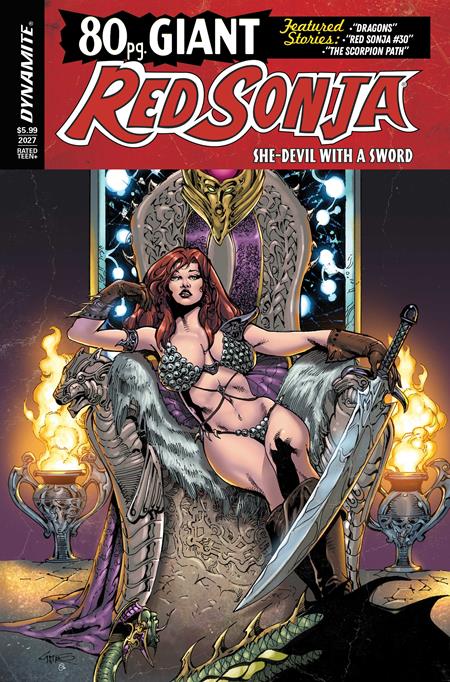RED SONJA 80 PAGE GIANT #01 (ONE SHOT) COVER A ROBERTO CASTRO