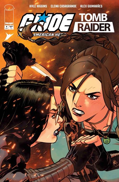 GI JOE A REAL AMERICAN HERO TOMB RAIDER #4 (OF 5) COVER A ELENA CASAGRANDE & ALEX GUIMARAES