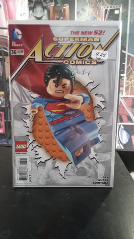 Action Comics (New 52) #36 Lego Variant Cover