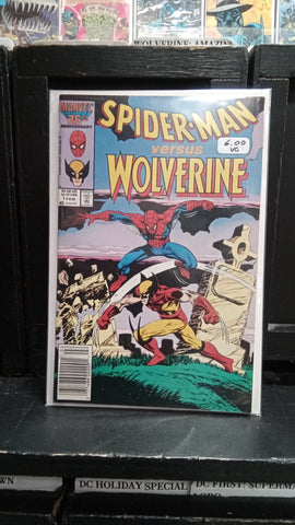 Spider-Man Versus Wolverine (1987) #1 Newsstand Edition