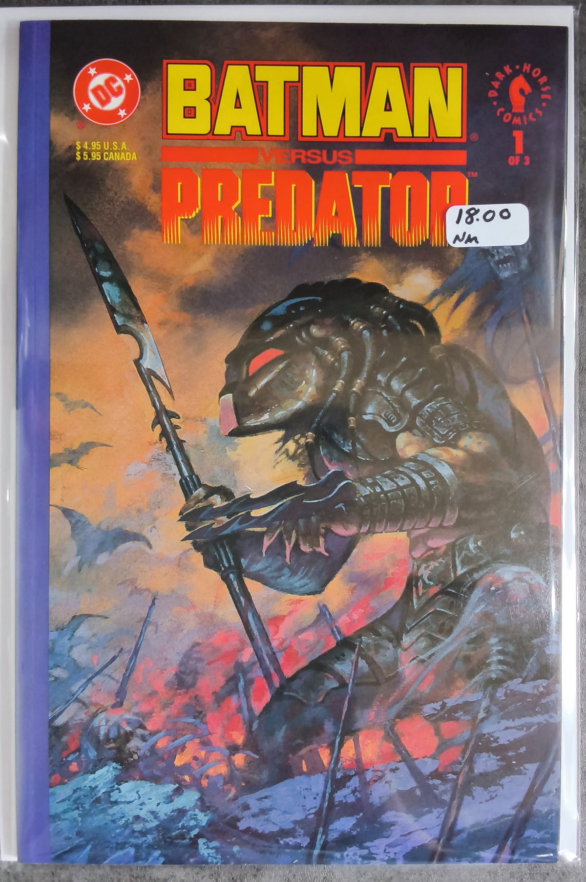 Batman Versus Predator Vol 1 #1 Prestige Edition Pedator Cover