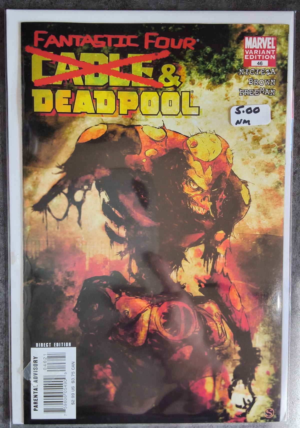 Cable & Deadpool #46 Skottie Young Variant Cover