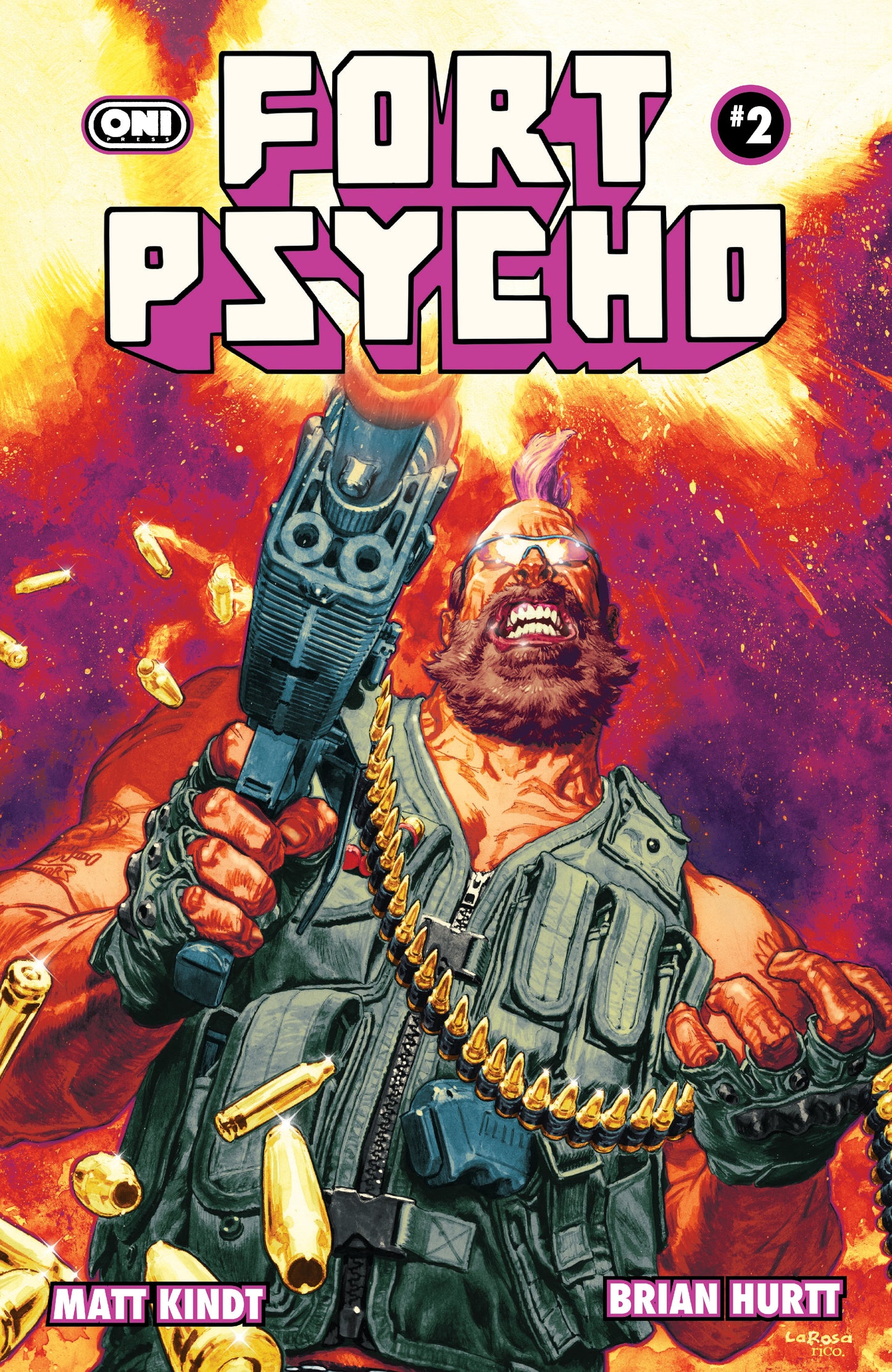 FORT PSYCHO #2 COVER B LEWIS LAROSA VARIANT