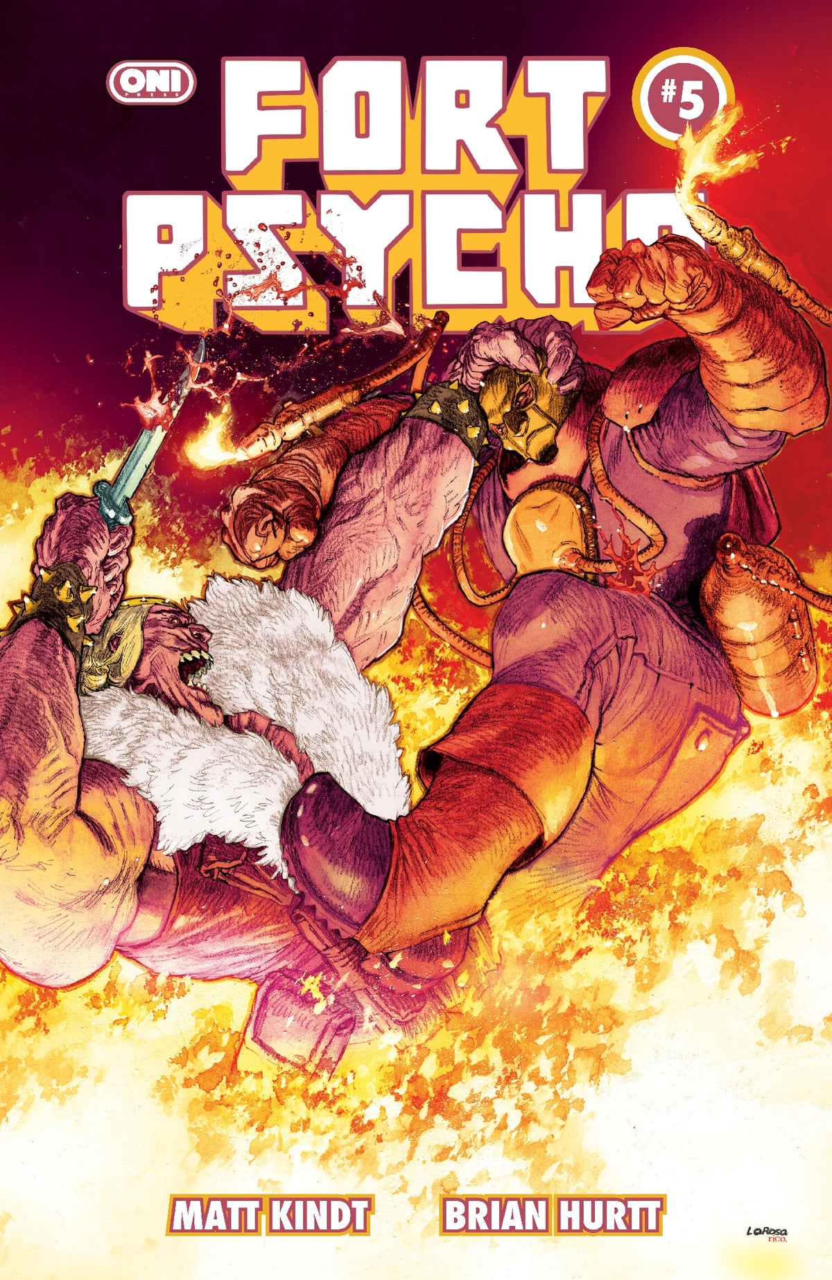 Fort Psycho #5 Cover B Lewis LaRosa Variant
