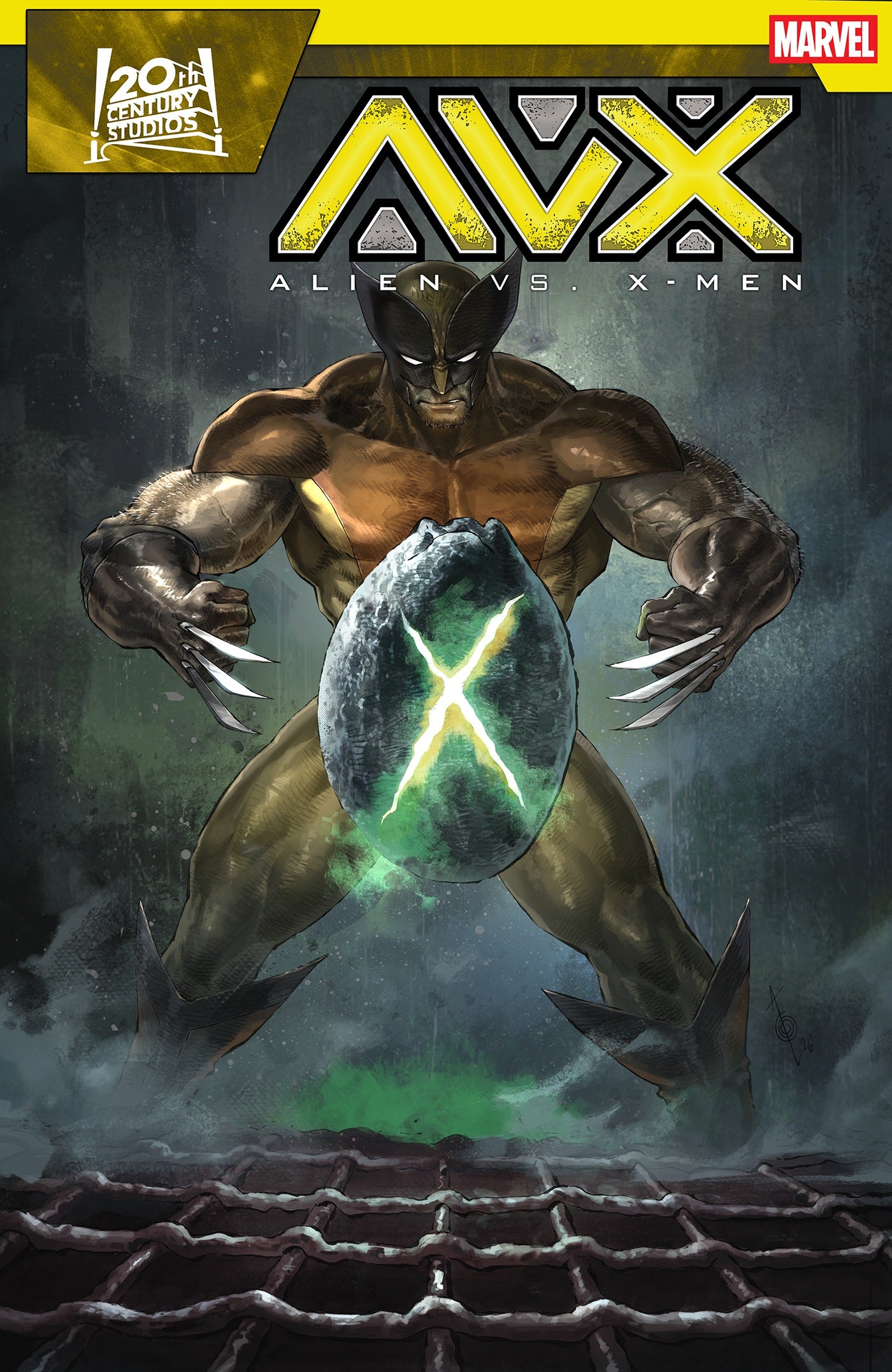 ALIEN VS. X-MEN #1 ALAN QUAH POSTER HOMAGE VARIANT