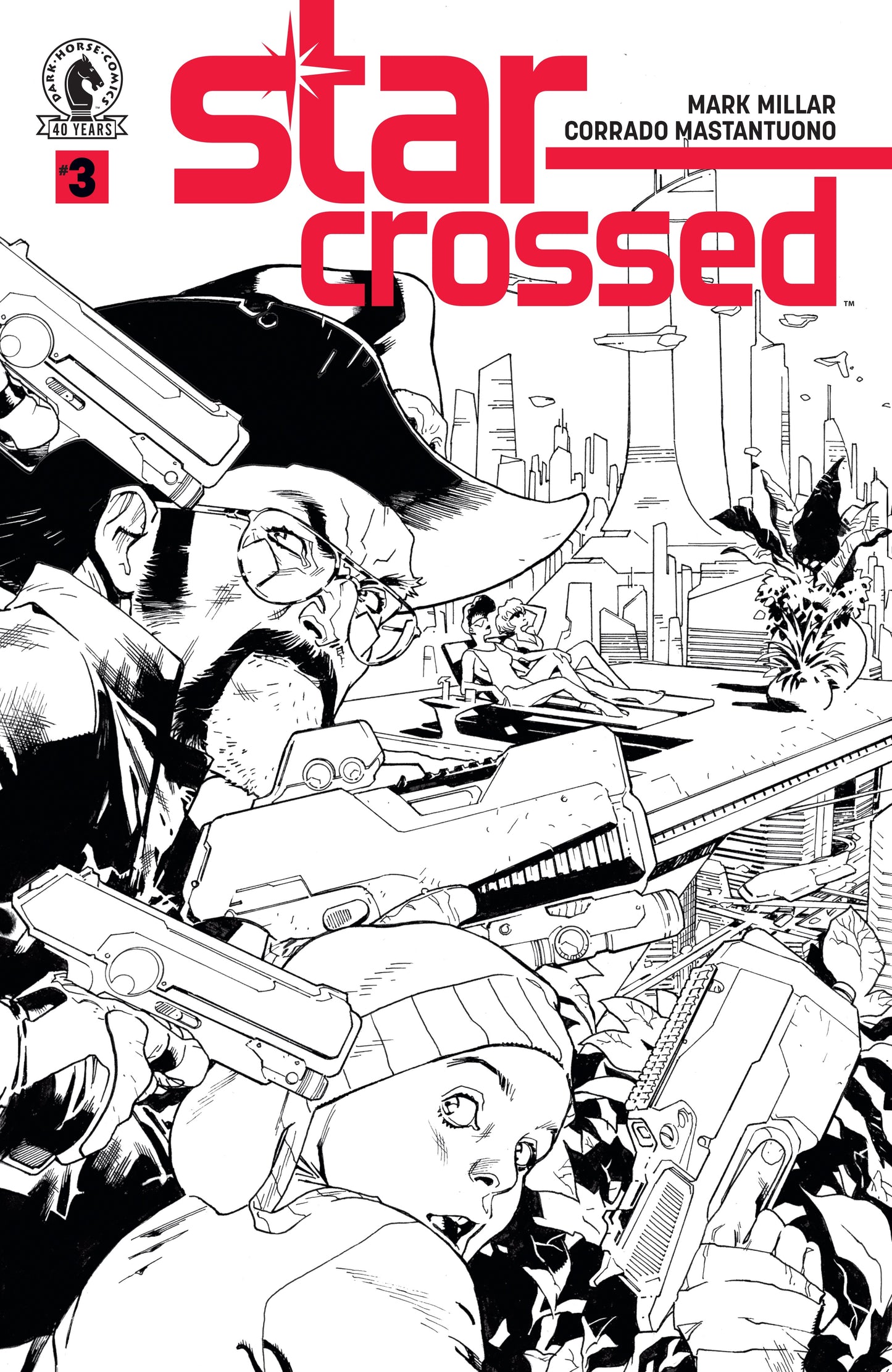 Star-Crossed #3 (COVER B) (B&W) (Stuart Immonen)