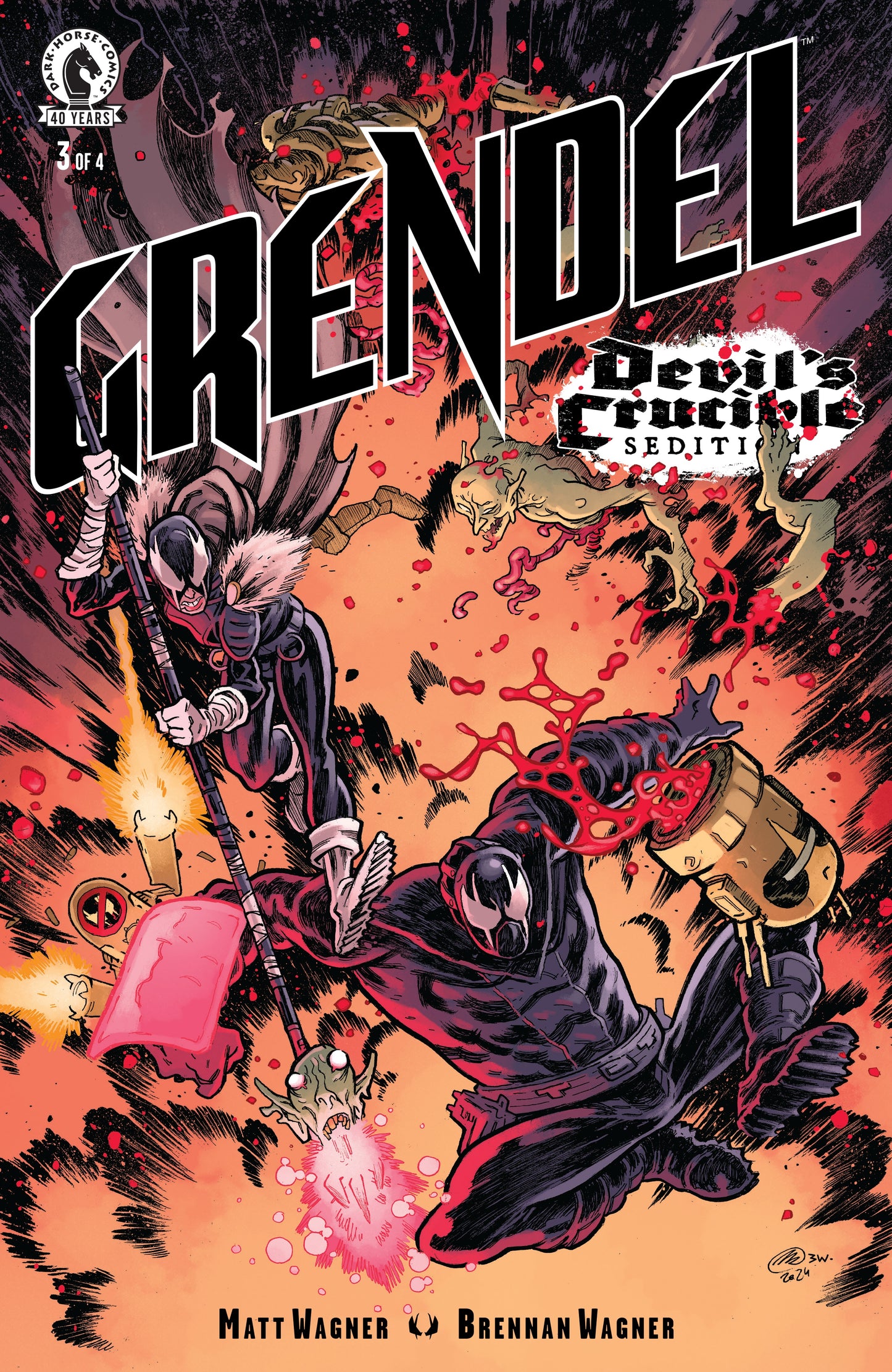 Grendel: Devil's Crucible--Sedition #3 (COVER B) (Mark Laszlo)