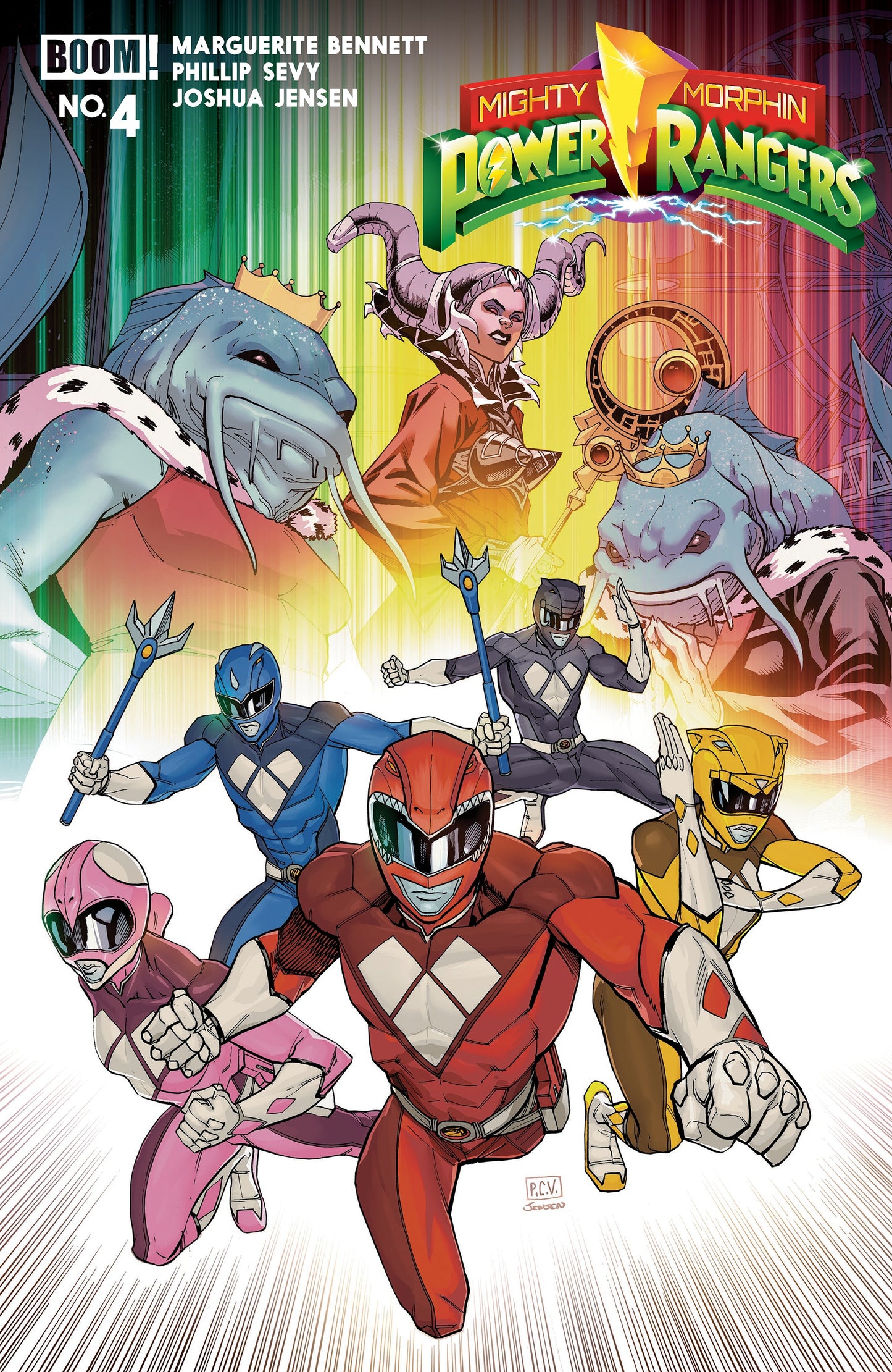 Mighty Morphin Power Rangers (2026) #4 Phillip Sevy Variant