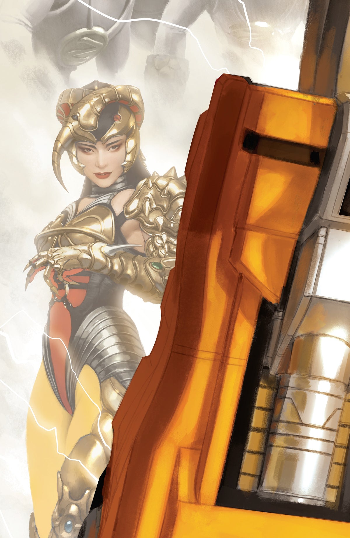 Mighty Morphin Power Rangers (2026) #7 Miguel Mercado Card Stock Connecting Variant
