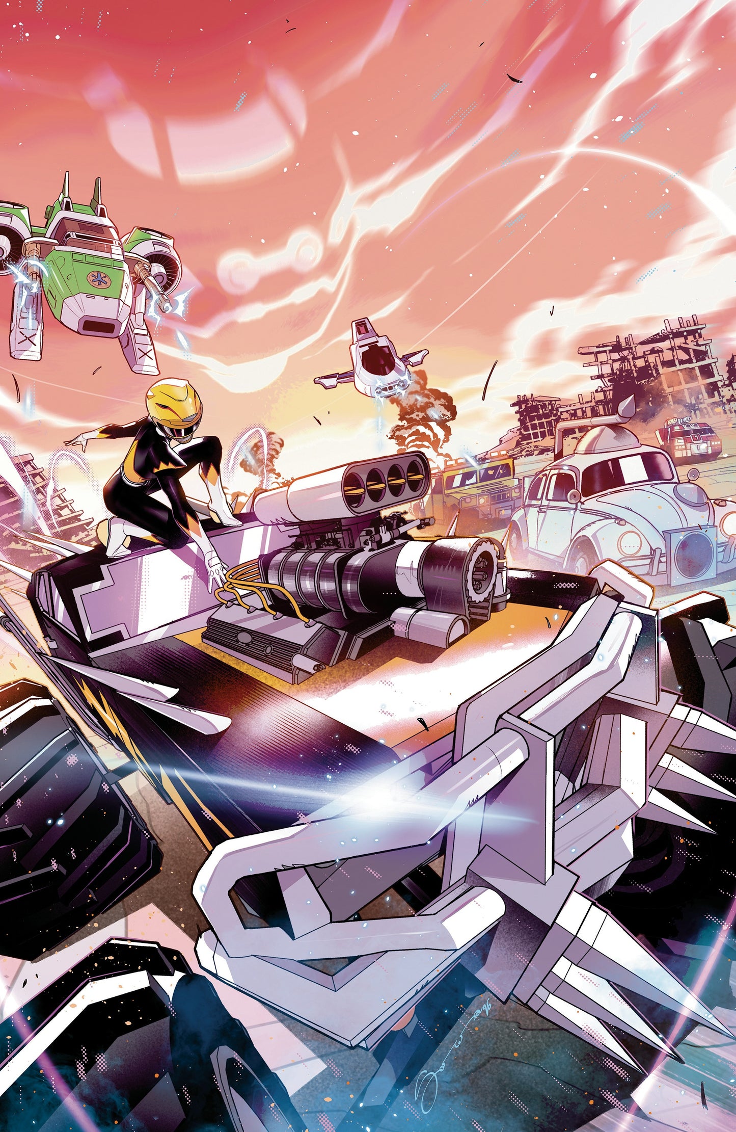 Power Rangers Unlimited #4 Federico Sorressa Foil Variant