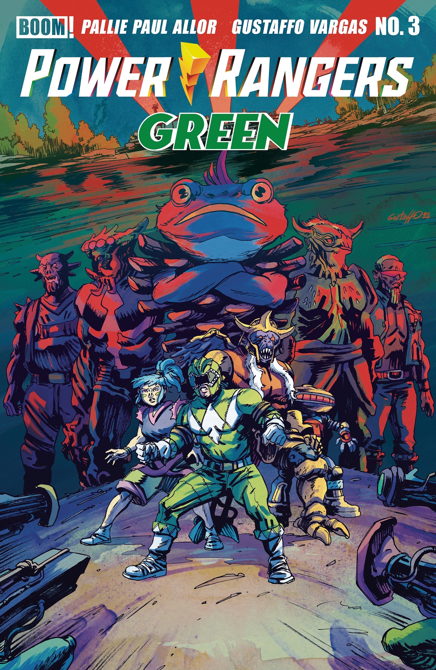 Power Rangers Green #3 Gustaffo Vargas Variant