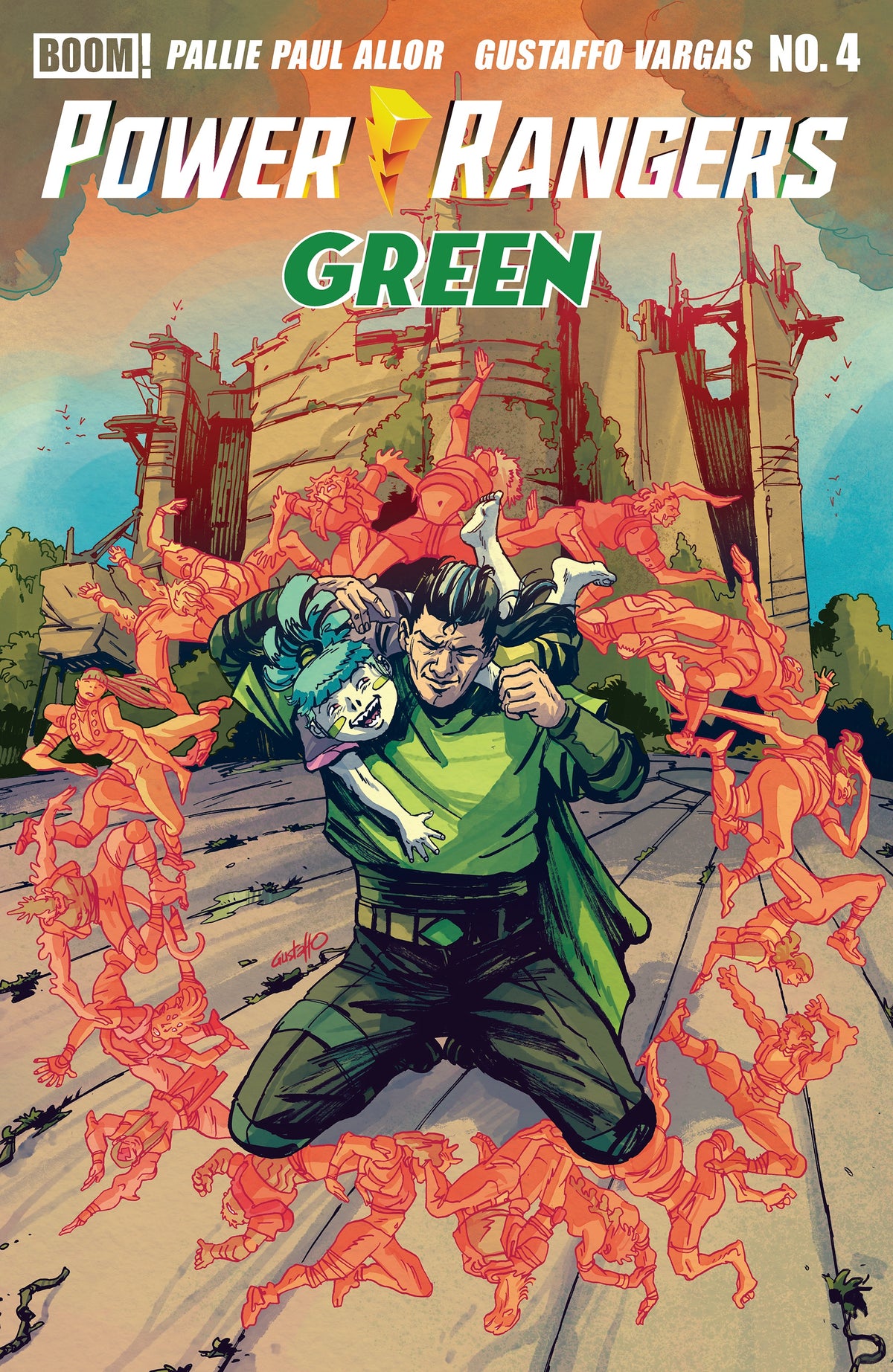 Power Rangers Green #4 Gustaffo Vargas Variant