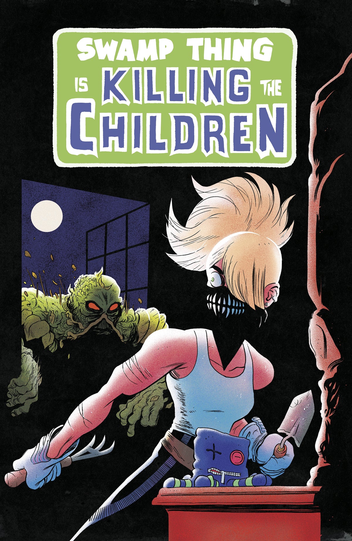 Swamp Thing is Killing the Children #1 Tyler Boss Swamp Thing Homage Variant