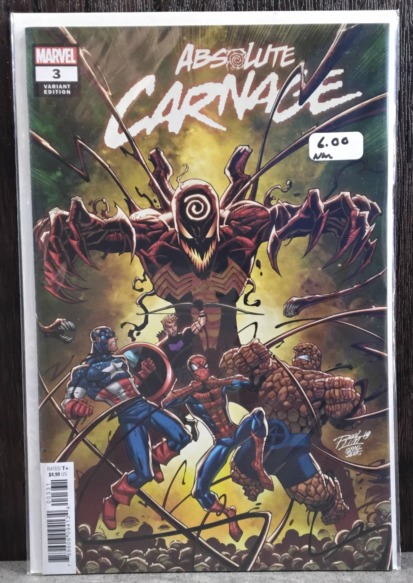 Absolute Carnage #3 Ron Lim Variant Cover