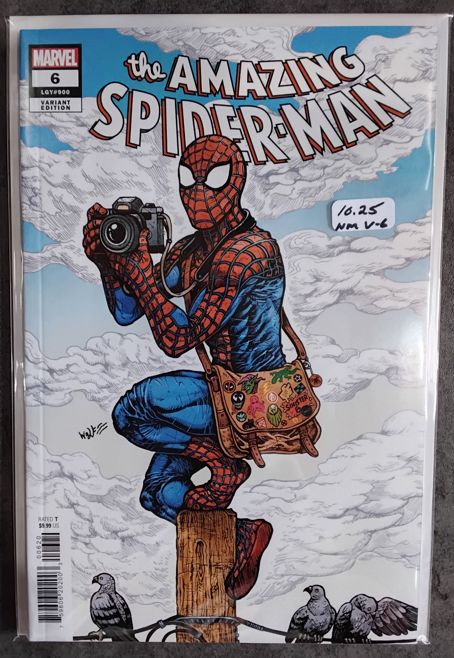 Amazing Spider-Man Vol 6 #06 Maria Wolf Variant Cover