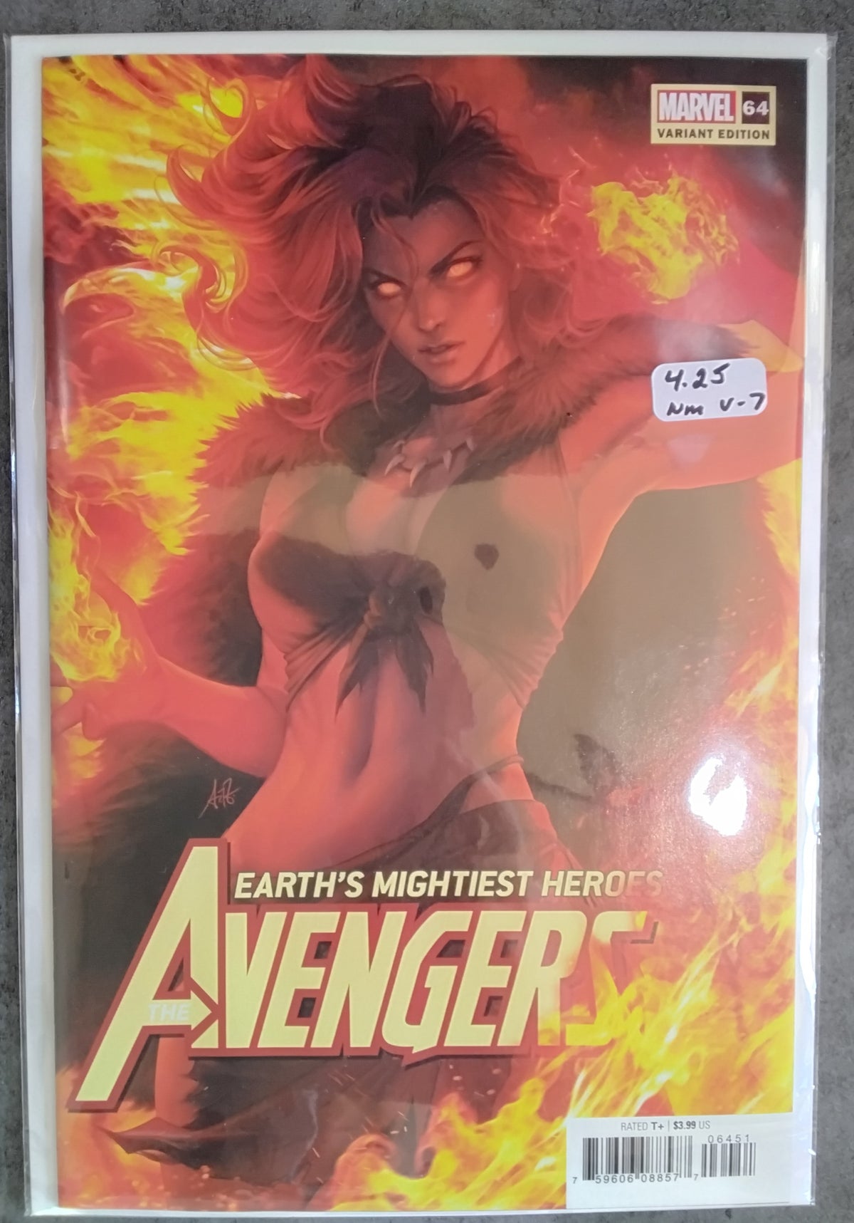 Avengers Vol 7 #64 Stanley "Artgerm" Lau Variant Cover
