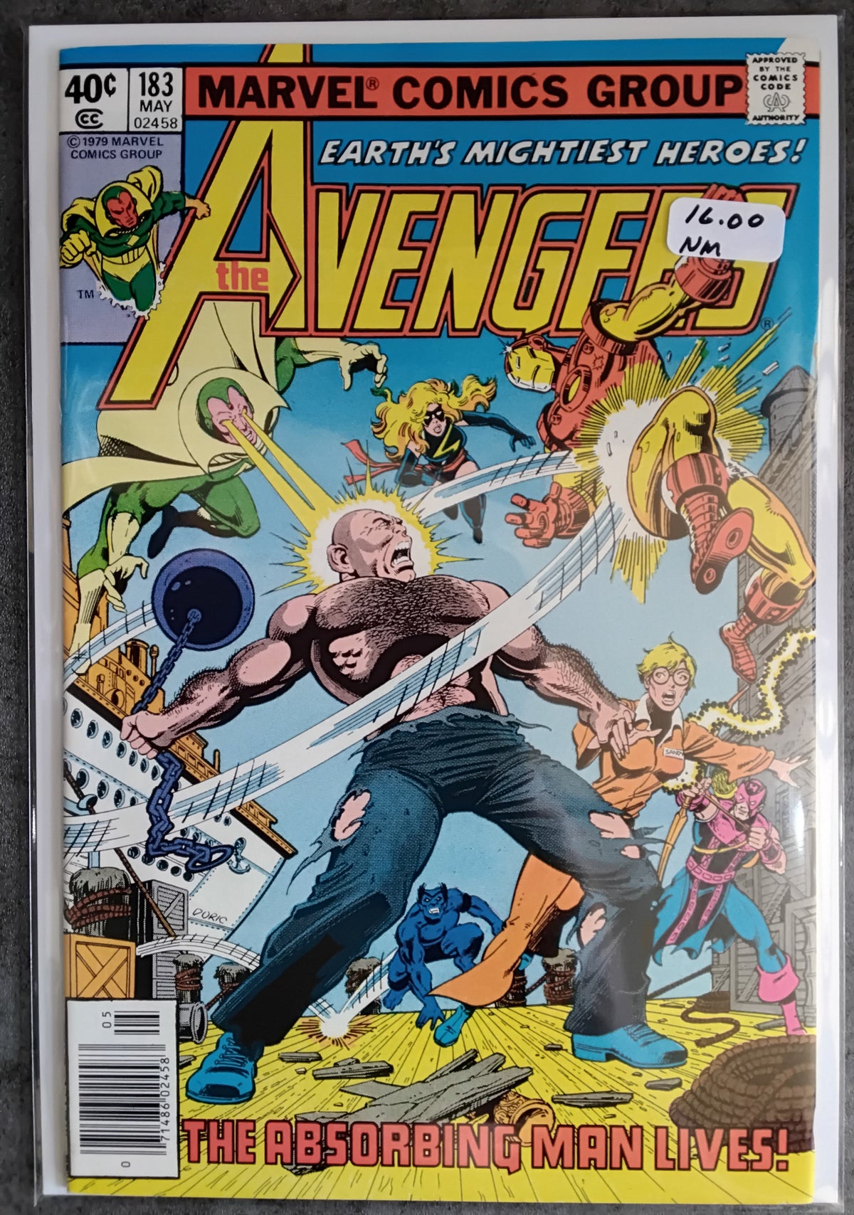 Avengers Vol 1 #183 Newsstand Edition (NM)